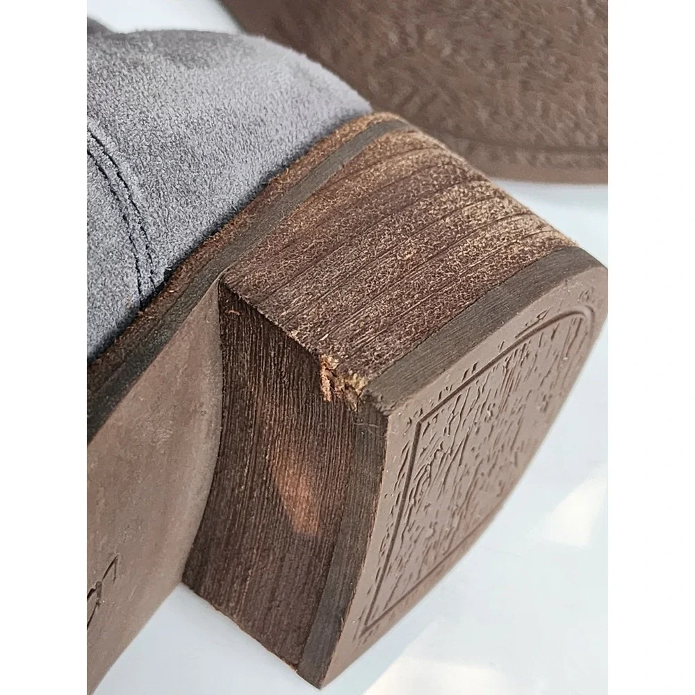UGG Australia Rioni Gray Suede Water Resistant Pull On Ankle Boots 1007174 6